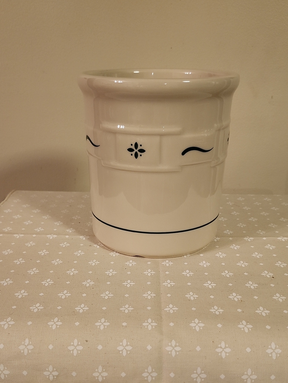 Longaberger Woven Traditions Utensil Crock